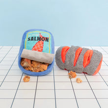 Load image into Gallery viewer, Tinned Salmon Nosework Toy
